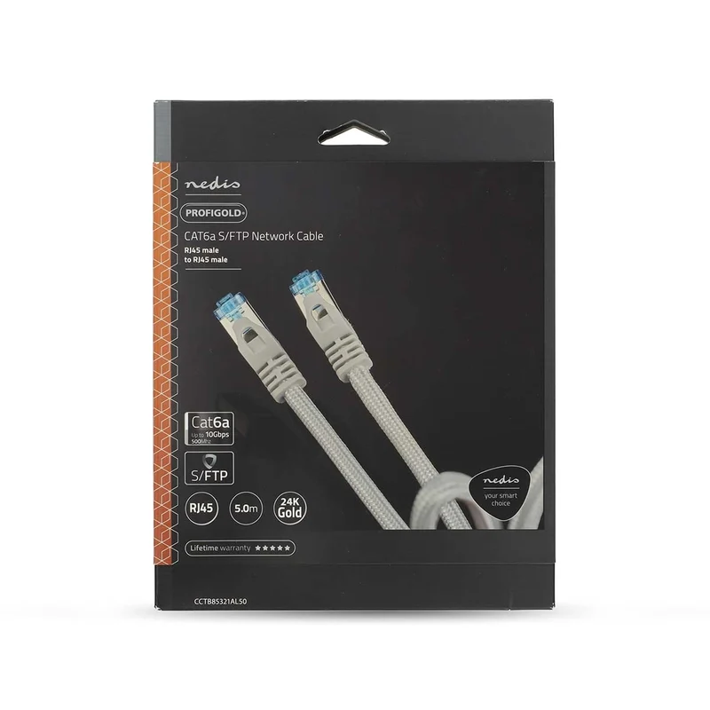 CAT6a netwerkkabel S/FTP - RJ45 Male - RJ45 Male