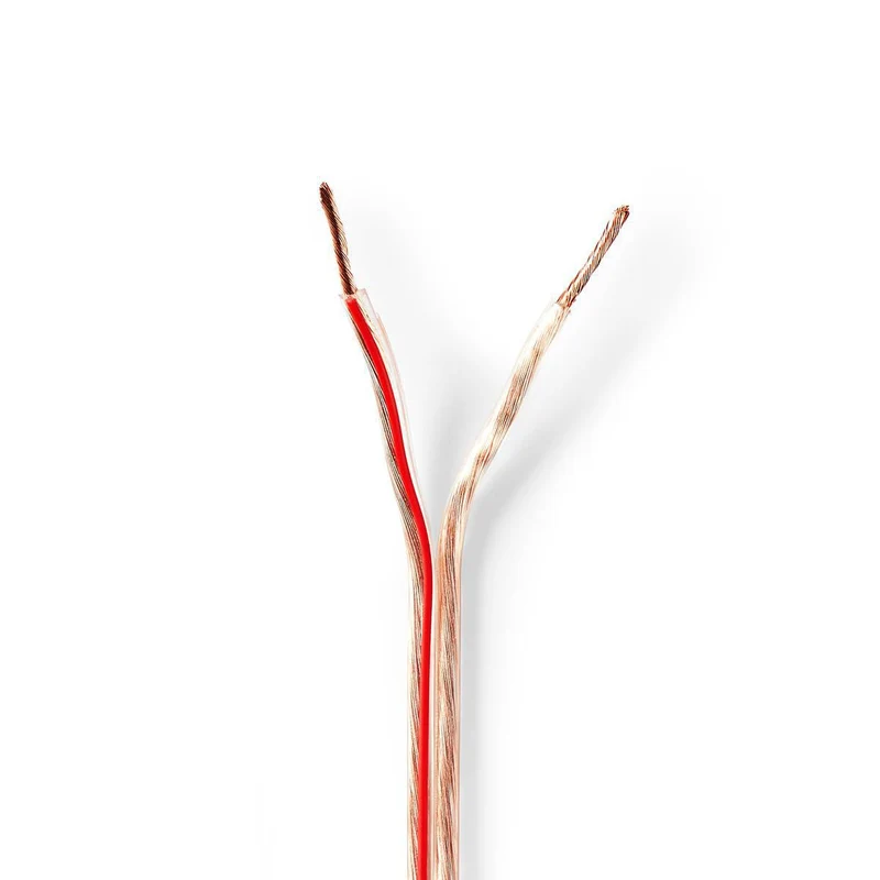 Speaker-Kabel 2 x 1.50 mm² - Koper - Rond