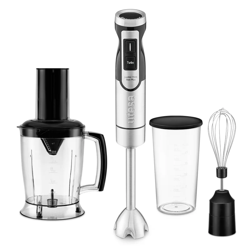 Batidora de mano Jupiter 1500W Max Plus con accesorios