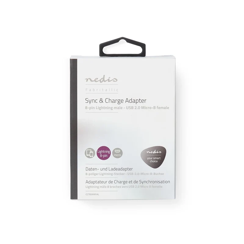 Lightning-Adapter Apple Lightning 8-Pins - USB Micro-B Female - Verguld