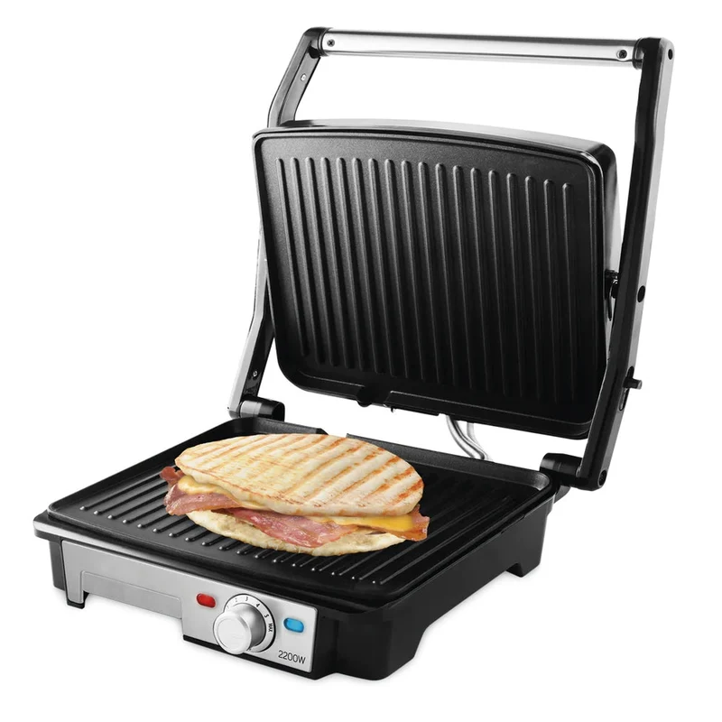 Plancha de grill PR2000 con placas antiadherentes