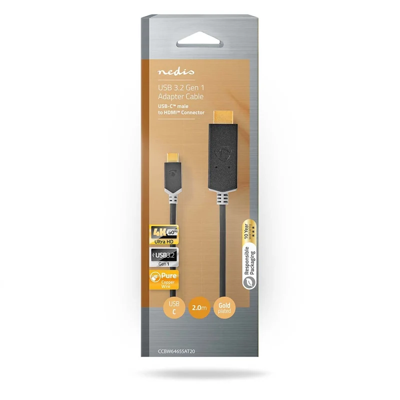 USB-C™ Adapter USB 3.2 Gen 1 - USB-C™ Male - HDMI™ Connector