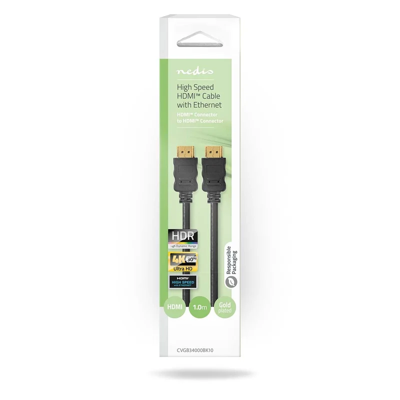 High Speed HDMI™-Kabel met Ethernet HDMI™ Connector - HDMI™ Connector - 4K@30Hz