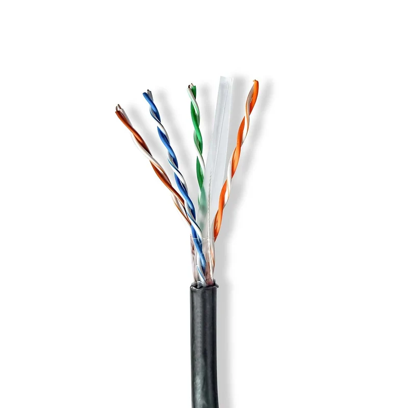 CAT6 Netwerkkabel Rol Solid - Buitenshuis - Rond