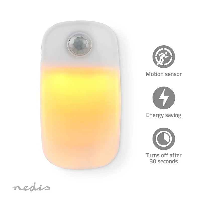 Nachtlampje met Stekker Bewegingssensor - Dag / nacht-sensor - 0.55W