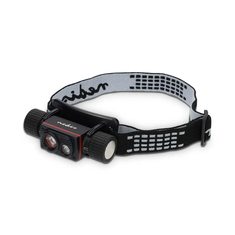 LED hoofdlamp Batterij Gevoed / USB Gevoed - 3.7 V DC - Nominale lichtstroom: 1000 lm