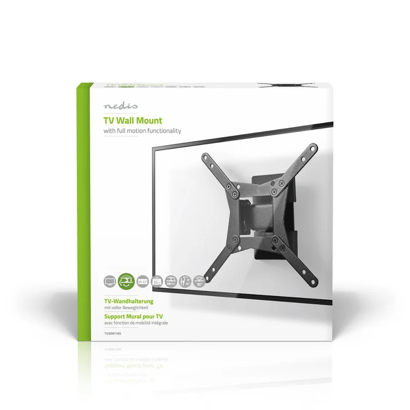 Draai- en Kantelbare TV-Muurbeugel 10 - 32" - Maximaal schermgewicht: 30 kg - Kantelbaar