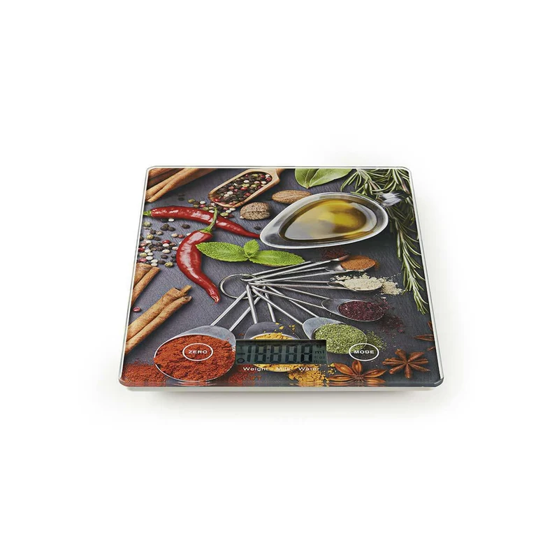 Keukenweegschaal Digitaal - Glas / Kunststof - Multicolour