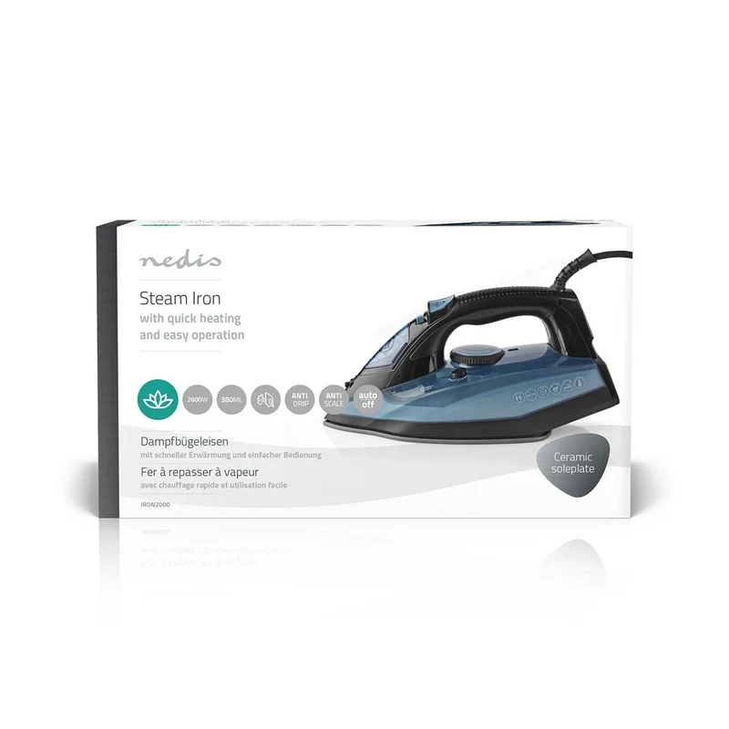 Stoomstrijkijzer 2600W - 25 g/m - Stoomstoot
