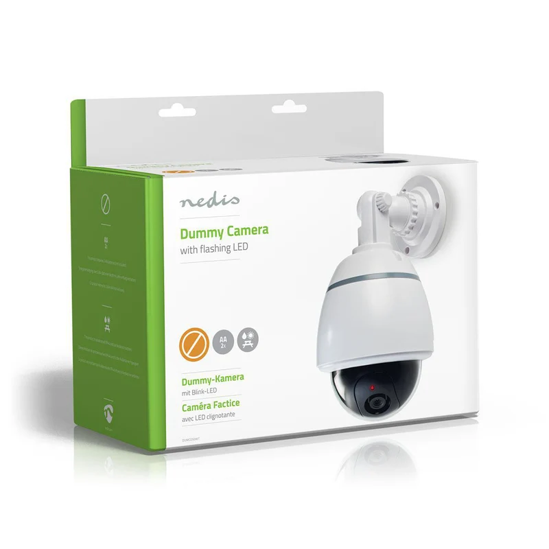 Dummy Beveiligingscamera Dome - Batterij Gevoed - Binnen