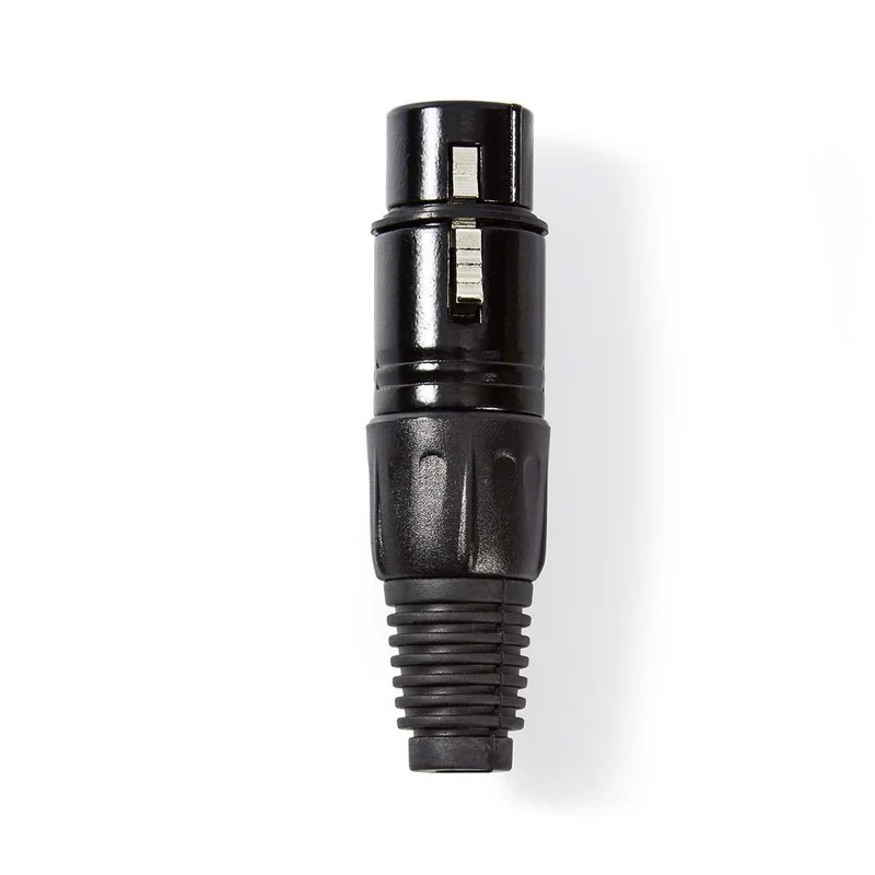 XLR-Connector Recht - Female - Vernikkeld