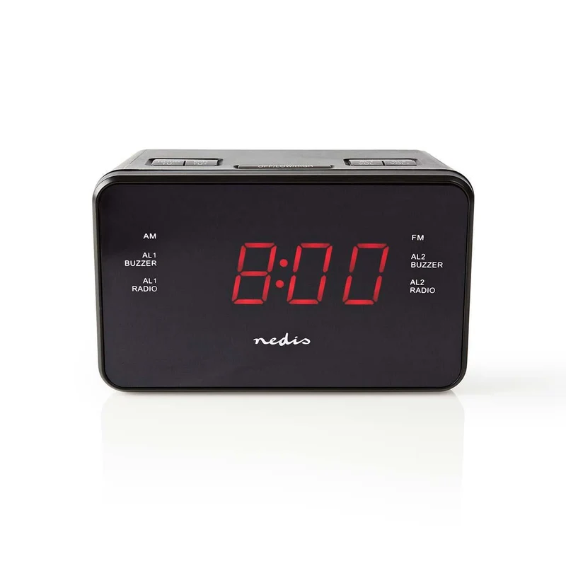 Wekkerradio LED - 1x 3.5 mm Audio Input - Tijdprojectie