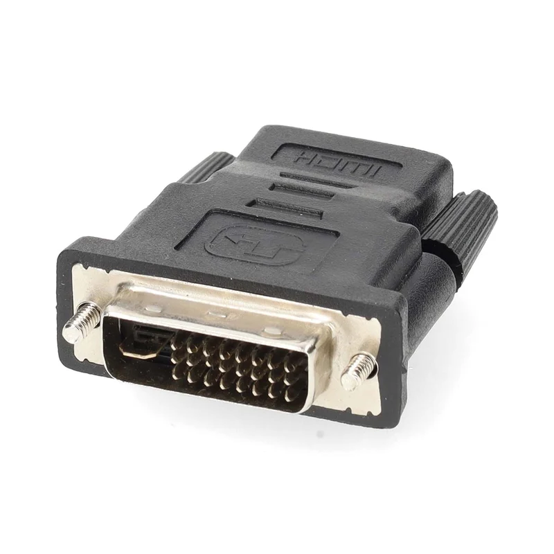 HDMI™-Adapter DVI-D 24+1-Pins Male - HDMI™ Output - Vernikkeld