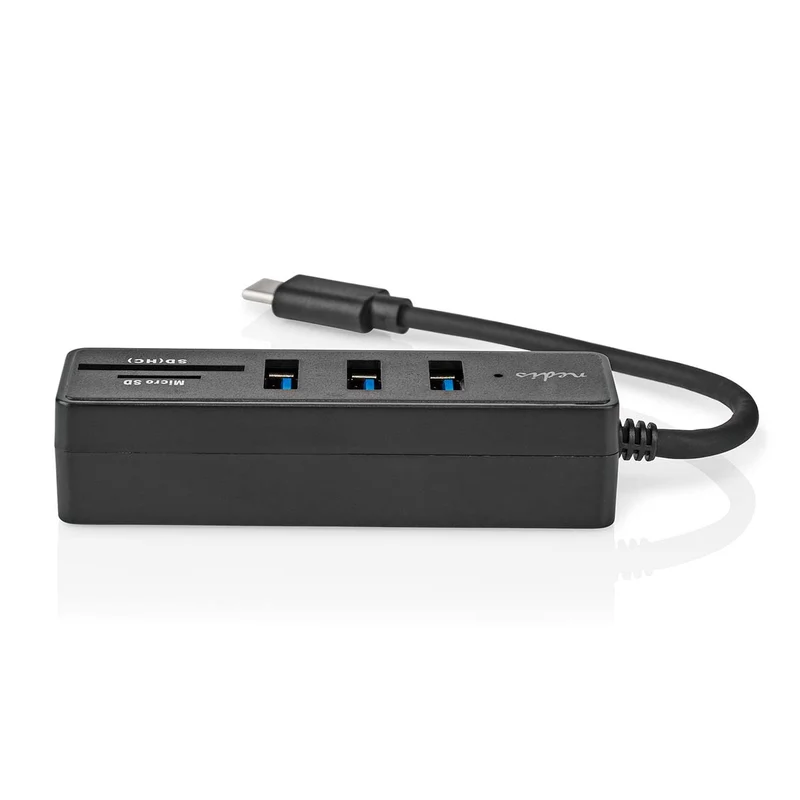 USB-Hub 1x USB-C™ - 3x USB A Female - 5-Poorts poort(en)