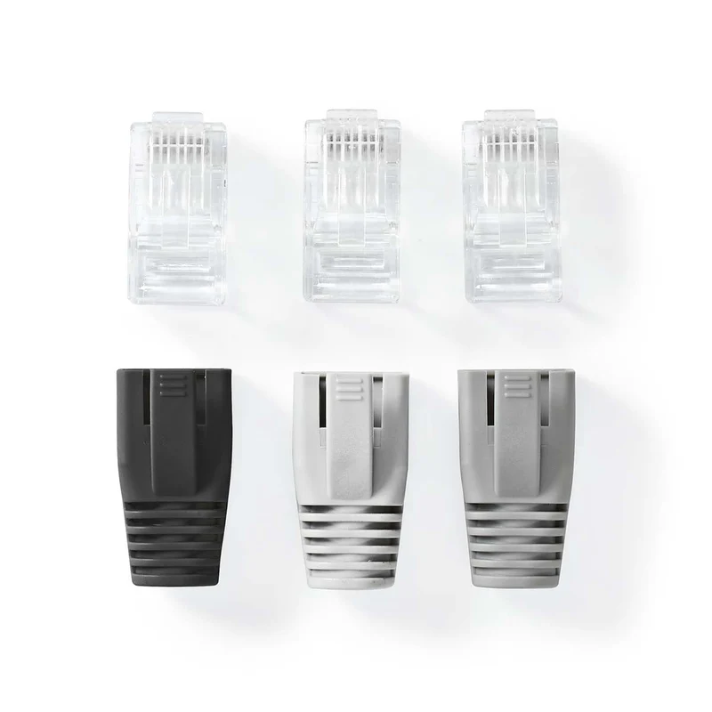RJ45-Connector RJ45 Pass Through - Stevig/Gesnoerd UTP CAT6 - Recht