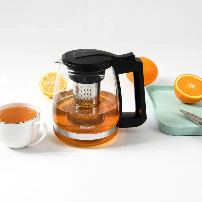 Tetera De Vidrio Con Infusor 1600ml Fissman