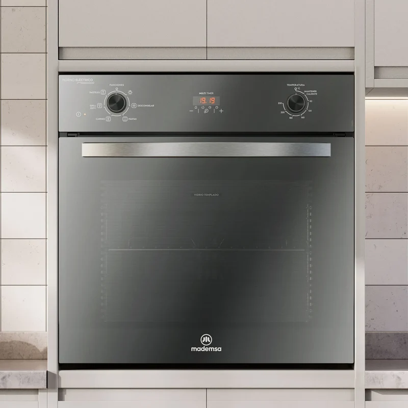 Horno Empotrable Eléctrico 59L Convector y Temporizador OM6CX Mademsa