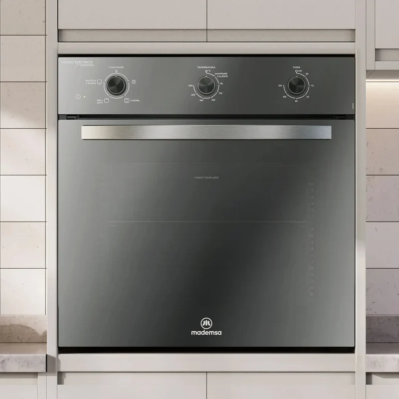 Horno Empotrable Eléctrico 59L Temporizador y Limpia Fácil OM6TX Mademsa