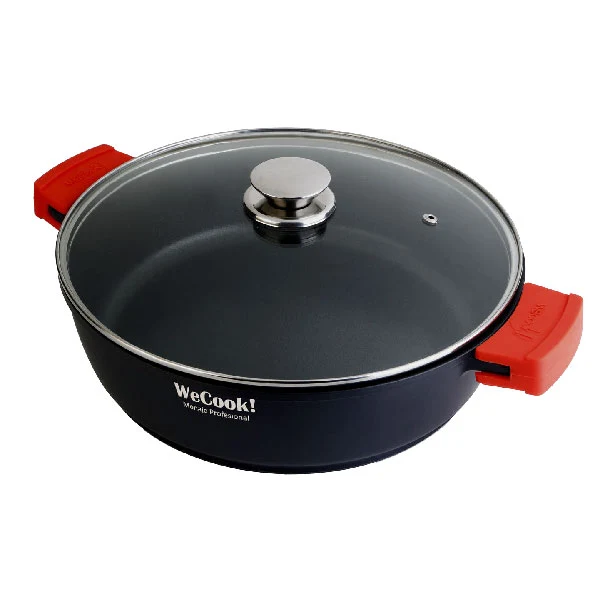 Cazuela Baja WeCook ECOSTONE 36cm - Aluminio Fundido Inducción - Ref. 10136