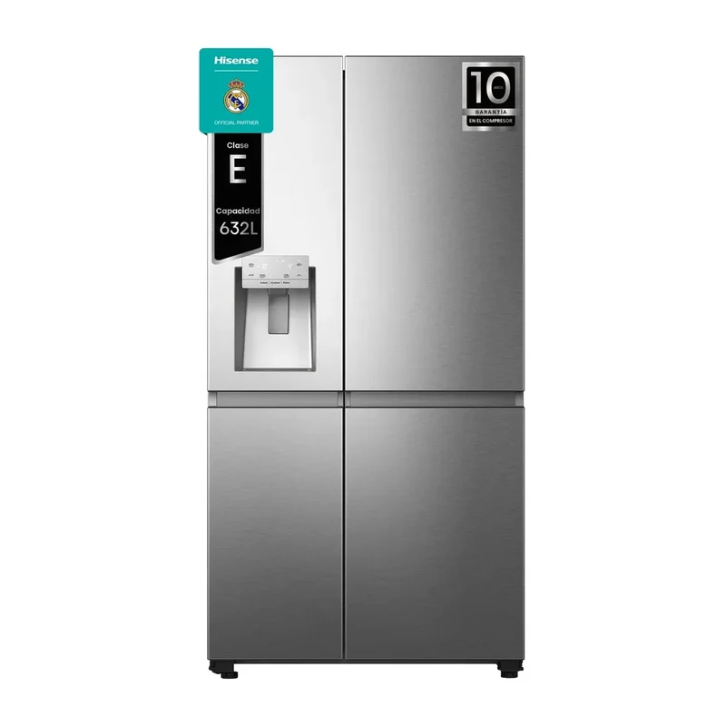 Frigorífico Americano Hisense RS818N4TIE1 632L Inox