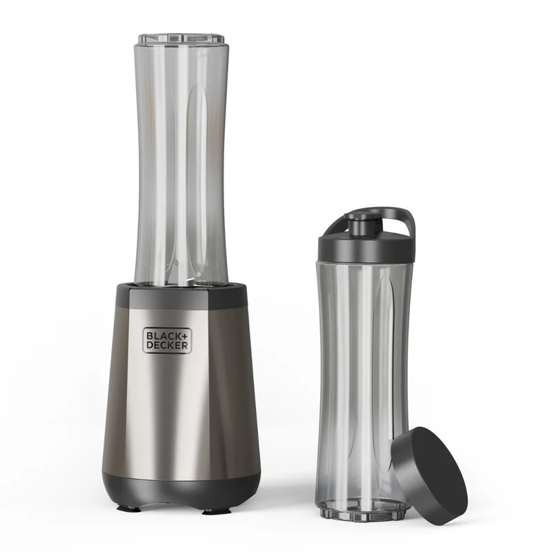 Batidora de vaso Black+Decker BXJBA1204E 500 W con 2 vasos de 600 ml
