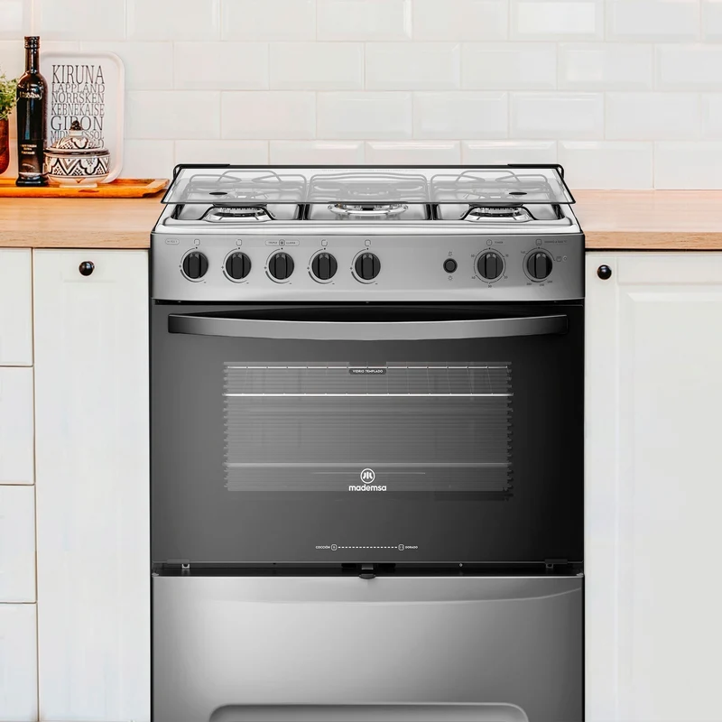 Cocina a Gas 5 Platos Triple Llama M 920 T Mademsa