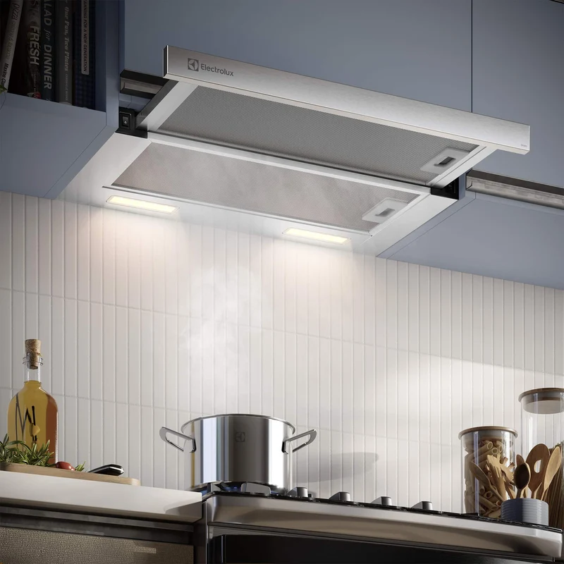 Campana de Cocina Extractora Retráctil 60cm DE6RS Electrolux
