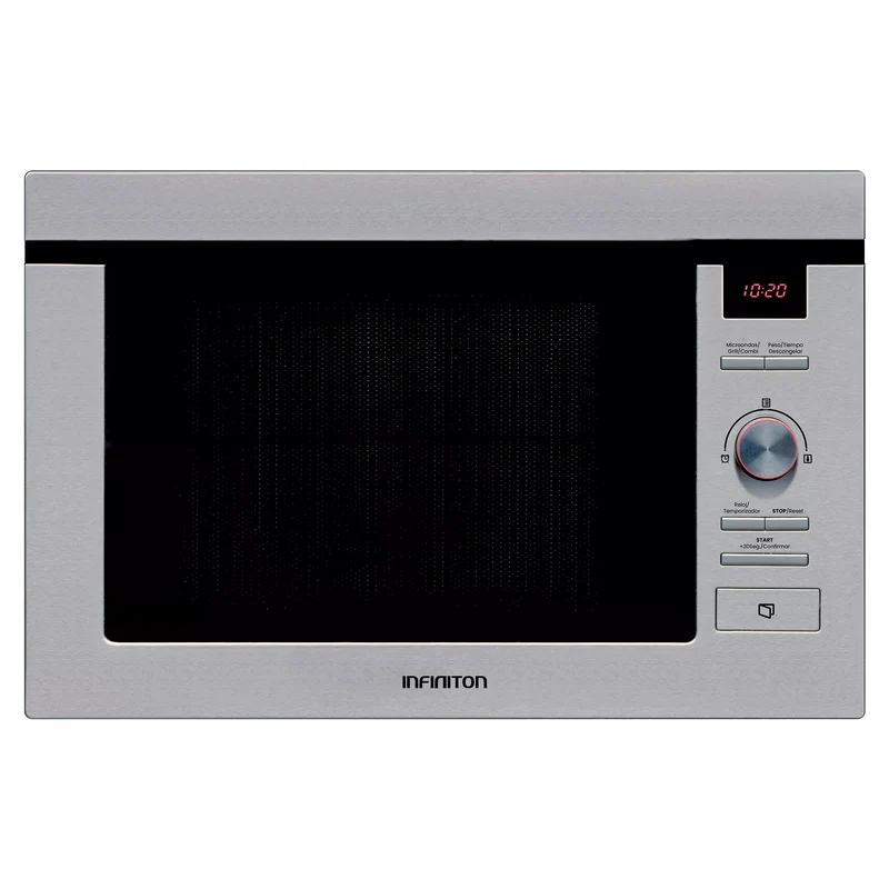 Infiniton IMW-1625 – Microondas Integrable 25L Inox con Grill de Cuarzo