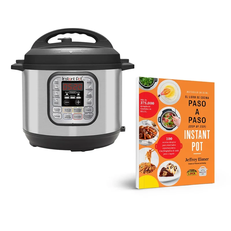 Pack Olla Instant Pot Duo 60 + Libro Paso a Paso