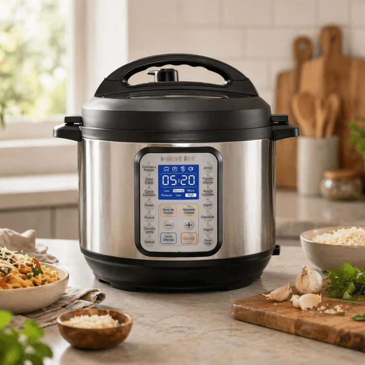 Pack Olla Instant Pot Duo Plus 60 + Libro Fácil y delicioso