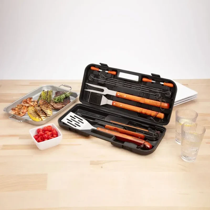 Juego de 13 piezas de Herramientas para Parrilla de Lujo Cuisinart®