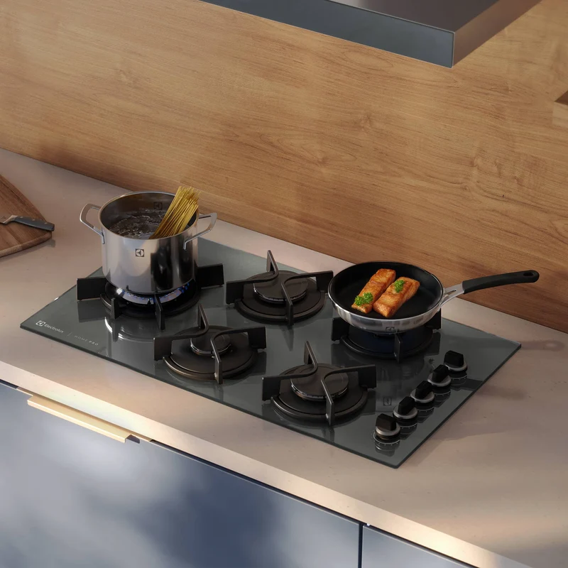Encimera a Gas 5 Platos Home Pro Cocción KE5HP Electrolux