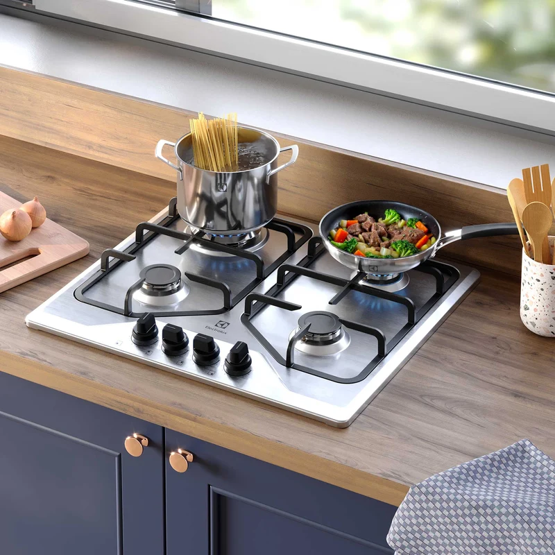 Encimera a Gas 4 Platos Experience Multi Llama KE4XC Electrolux