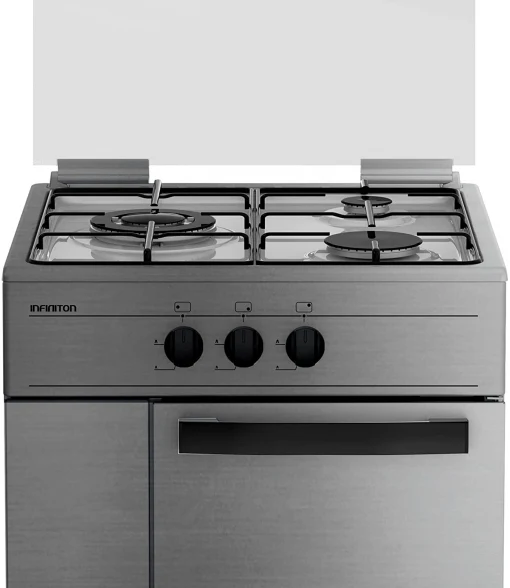Infiniton CC3WO Cocina de Gas Sin Horno 3 Fuegos