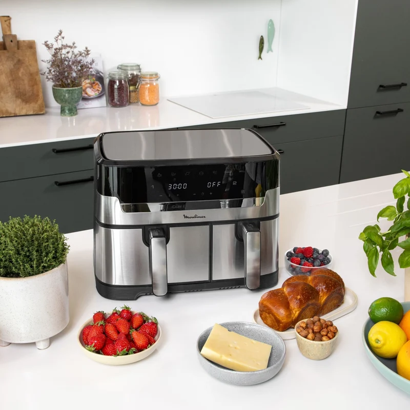 Freidora De Aire Easy Fry & Grill Dual 8,3L Moulinex