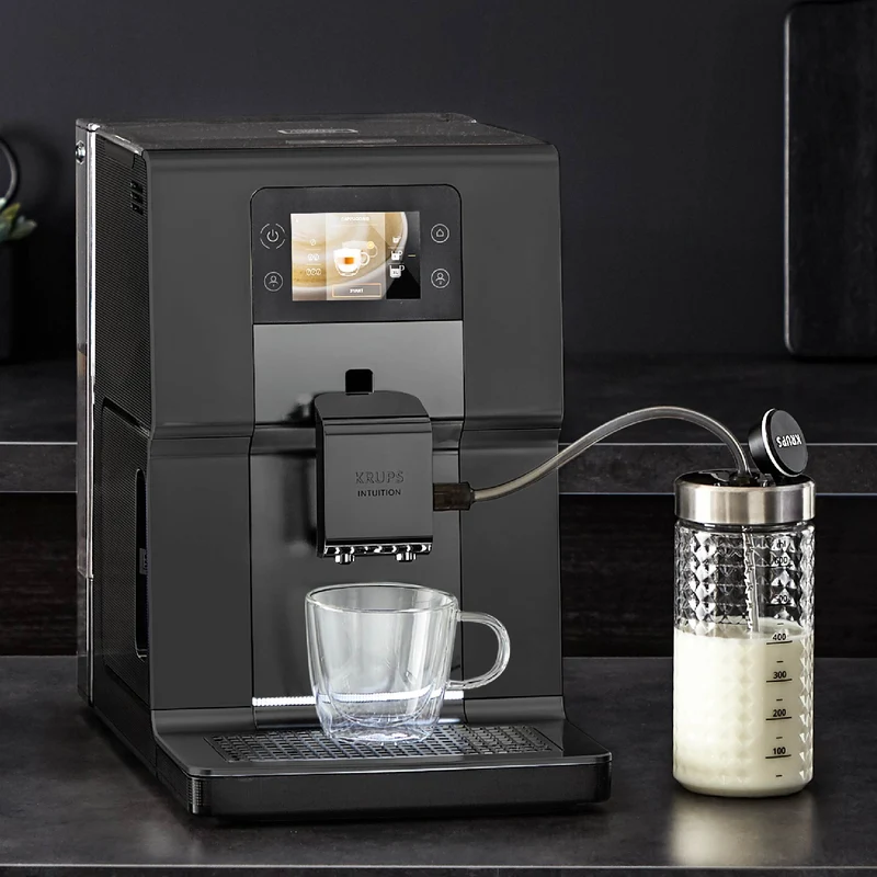 Cafetera Espresso Intuition Preference Touch + Lechero Krups