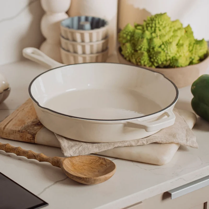 Sartén Skillet Hierro Fundido Ivory Cuina
