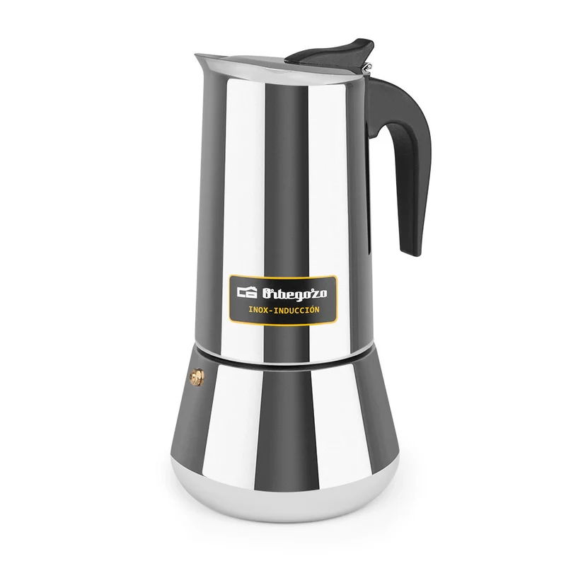 Orbegozo KFI 1260 A Cafetera Italiana Acero Inox 12 Tazas Inducción