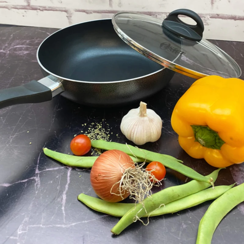 Sartén Wok Aluminio c/Tapa Clairborne 24 cm Oster