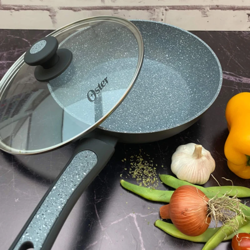 Sartén Wok Aluminio con Tapa Bastone 26 cm Oster