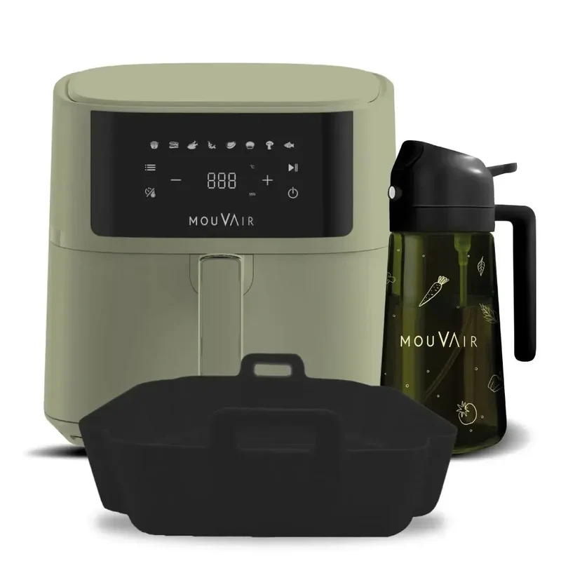 Freidora Fry 6L + Rociador de Aceite + Molde de Silicona Mouvair
