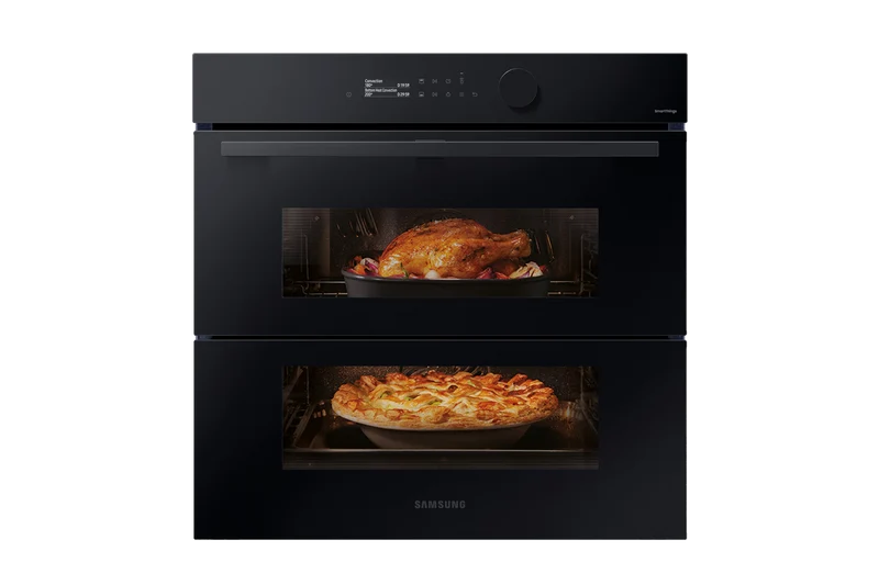 Horno Pirolítico Bespoke AI 76L 59.5cm Dual Cook Steam™ Clase A+ Negro NV7B5750TDK/U1