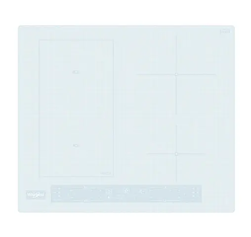 Placa Induccion 60cm blanco Whirlpool WLB4560NEW