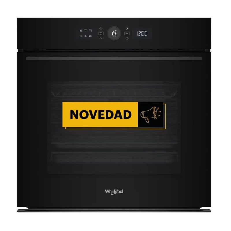 Horno Whirlpool Pirolítico + Hidrolítico 73L Negro WOI5S8PM1SBA