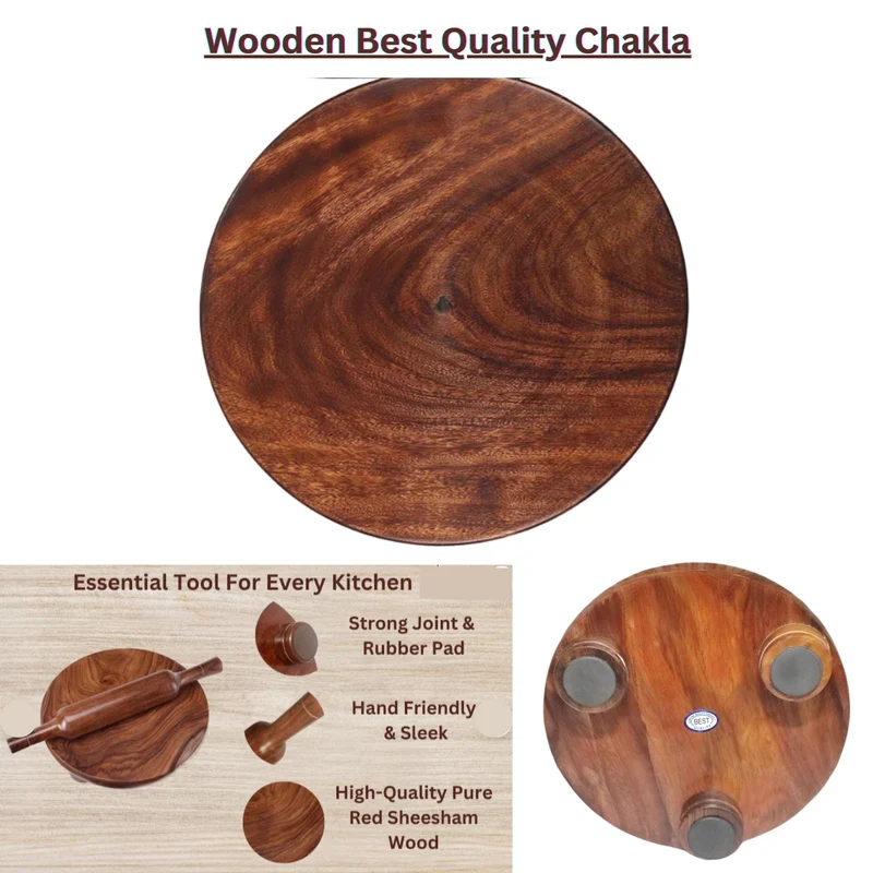 Tabla de amasar de madera | Wooden Rolling board | Wooden Chakla