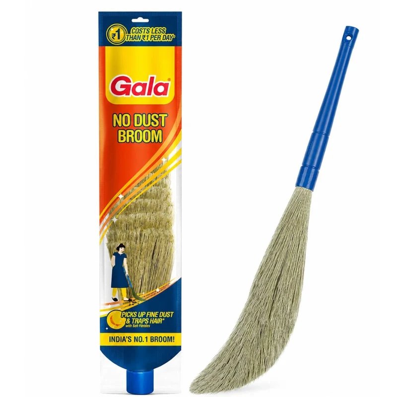 Escoba para limpieza de la casa | No dust Broom | No dust Jharu for Home Cleaning Purpose 1 Pcs. Gala