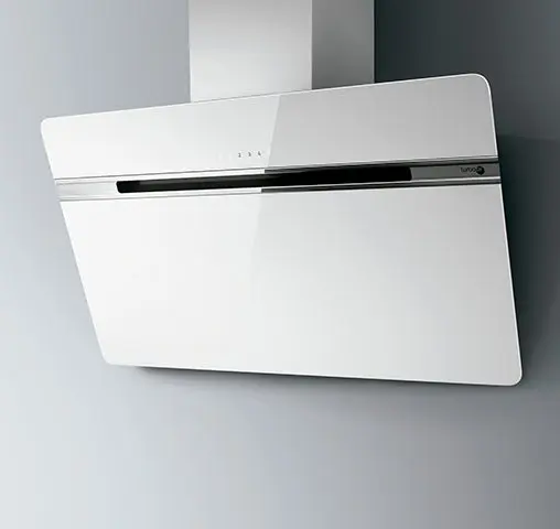 Campana vertical 90cm Blanco Whirlpool THUNDERWHA90LX