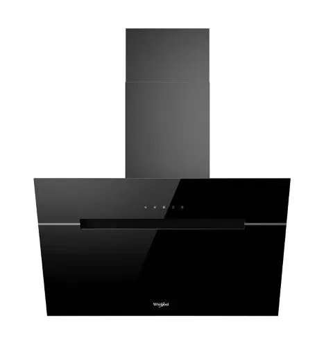 Campana vertical 60cm negra Whirlpool WHVP62FLTSK