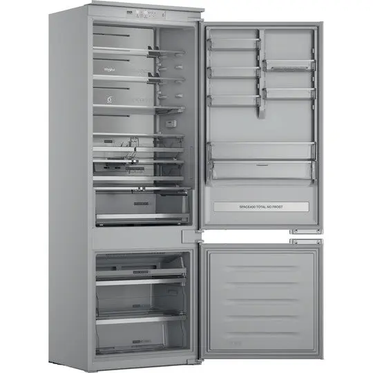 Frigorífico combi integrable 2mx70cm TOTAL NOFROST Push Open Whirlpool WHSP70T262P