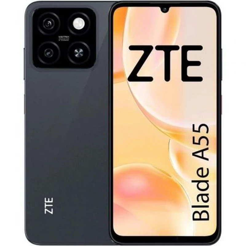 Teléfono inteligente ZTE BLD A55 4-64 BK 6,75" SC9863A ARM Cortex-A55 8 GB RAM 64 GB Negro